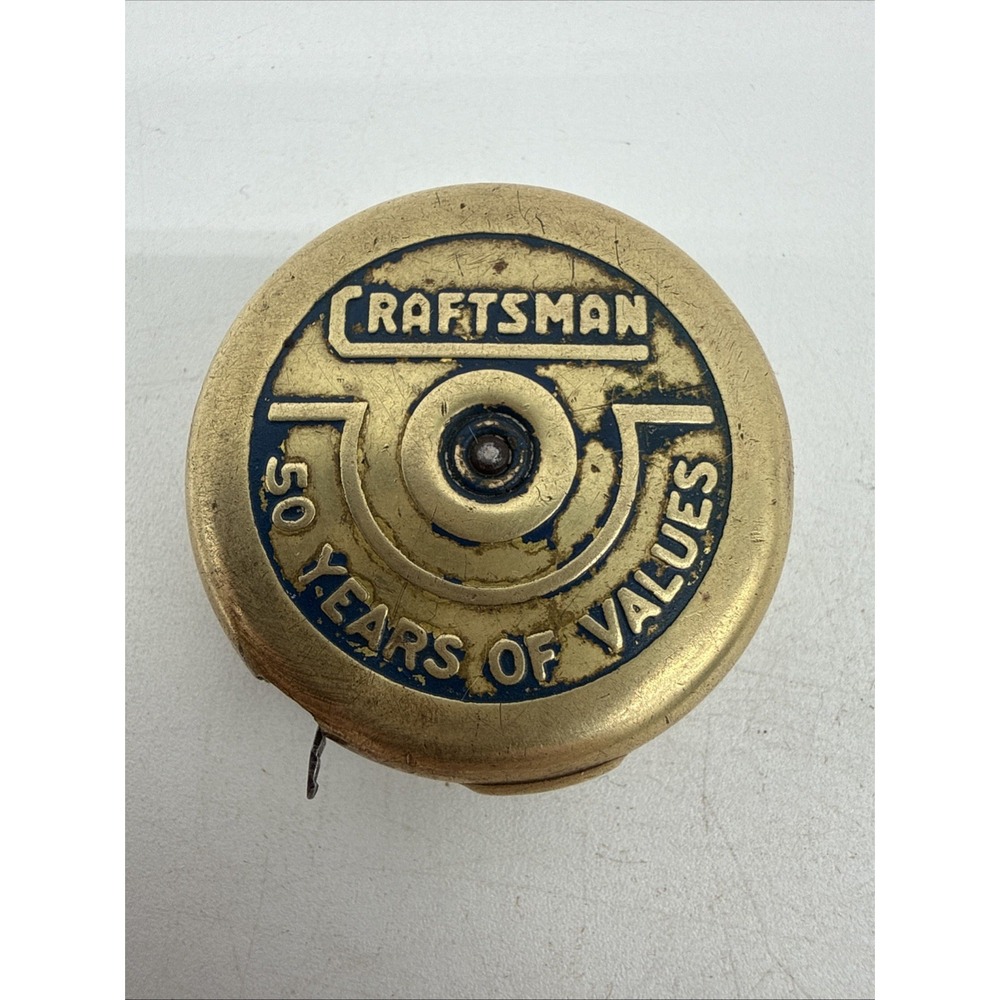 Vintage Craftsman Golden Rule 1886 1936 Tape Measure